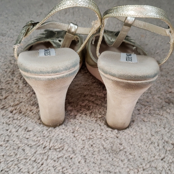 Steve Madden T strap wedge sandals size 8.5 - Picture 4 of 7